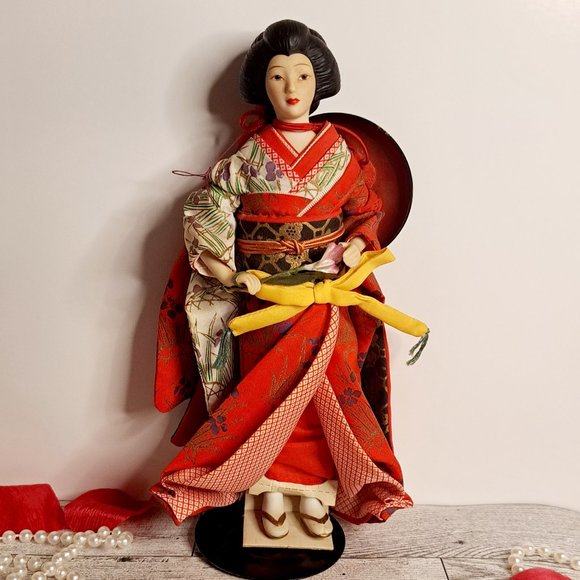 Other - Exquisite Vintage Japanese Porcelain Geisha Doll